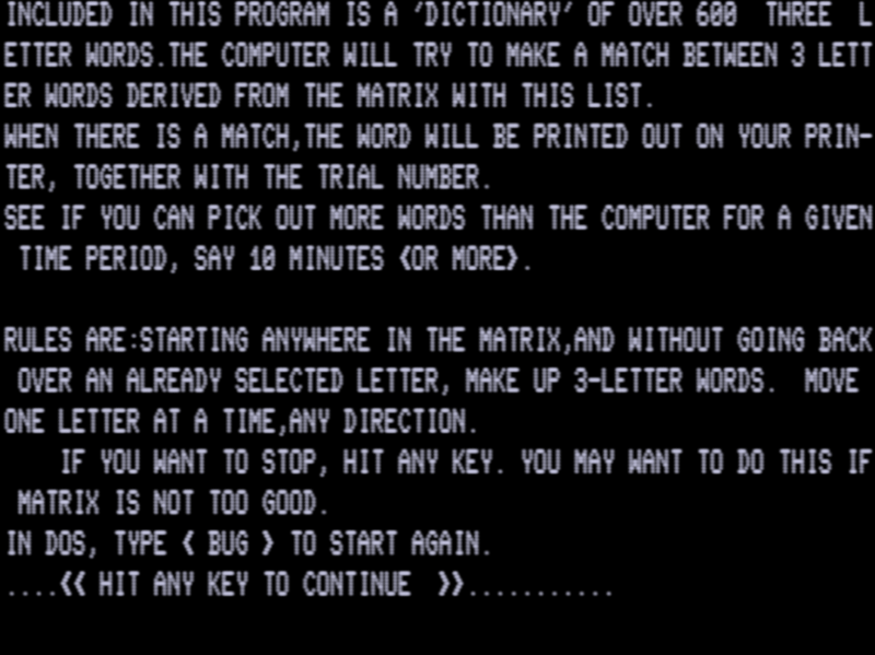 Screen shot